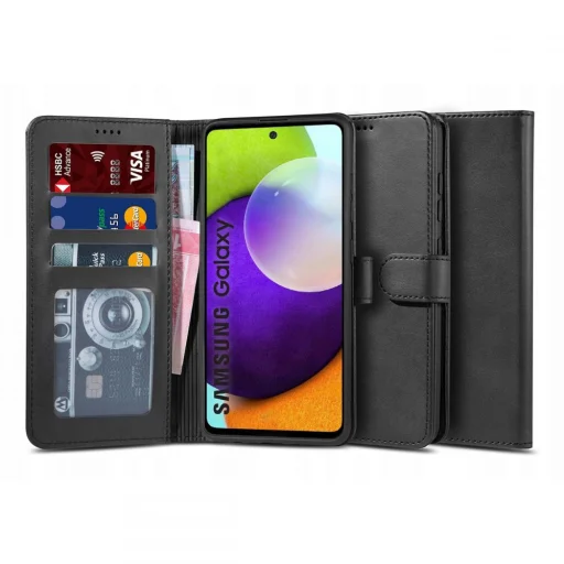TECH-PROTECT Wallet 2 fliptok Samsung A72 fekete - 1