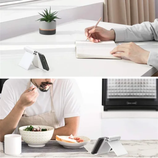 Tech-Protect Z1 asztali telefon és tablet állvány fehér - 5