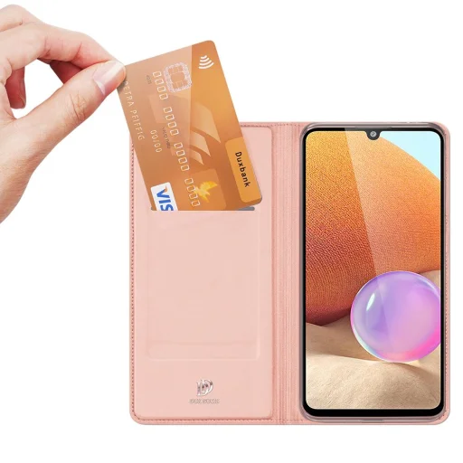 Samsung A32 4G Dux Ducis Skin Pro Fliptok Rose Gold - 2