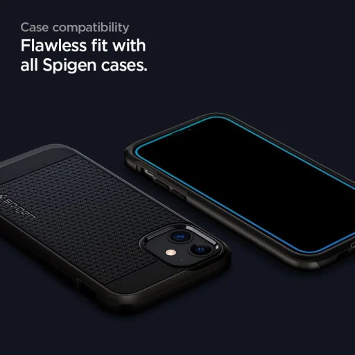 Spigen Alm Glass Fc Samsung A52 LTE/5G ochranné sklo čierne (AGL02821) - 7