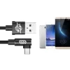 Baseus MVP 90 fokban döntött USB - USB Type-C kábel 1.5m fekete (CATMVP-B01) - 11