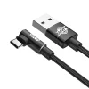 Baseus MVP 90 fokban döntött USB - USB Type-C kábel 1.5m fekete (CATMVP-B01) - 4