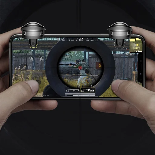 Baseus Level 3 Helmet PUBG Mobiltelefonos gomb kiegészítés játékokhoz fekete (GMGA03-A01) - 12