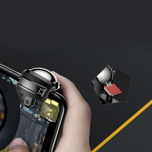 Baseus Level 3 Helmet PUBG Mobiltelefonos gomb kiegészítés játékokhoz fekete (GMGA03-A01) - 16