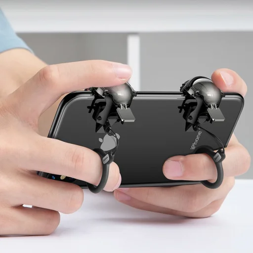 Baseus Level 3 Helmet PUBG Mobiltelefonos gomb kiegészítés játékokhoz fekete (GMGA03-A01) - 22