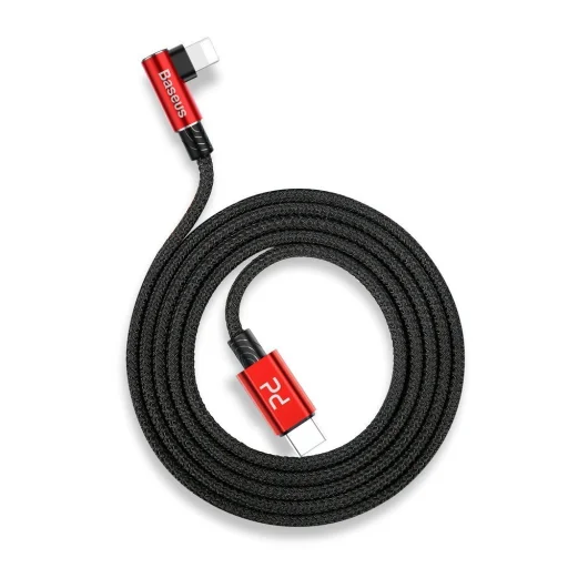 Baseus MVP 90 fokban döntött USB Type-C/Lightning kábel PD 18W 2m piros (CATLMVP-A09) - 6