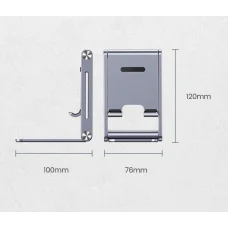 Ugreen Multi-Angle Összecsukható telefontartó állvány szürke (LP263 80708)