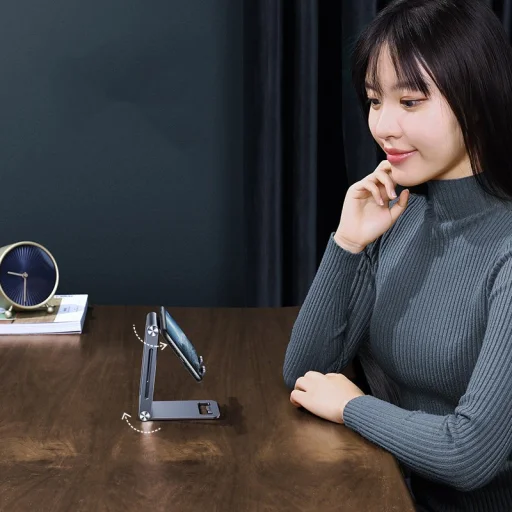 Ugreen Multi-Angle Összecsukható telefontartó állvány szürke (LP263 80708) - 9