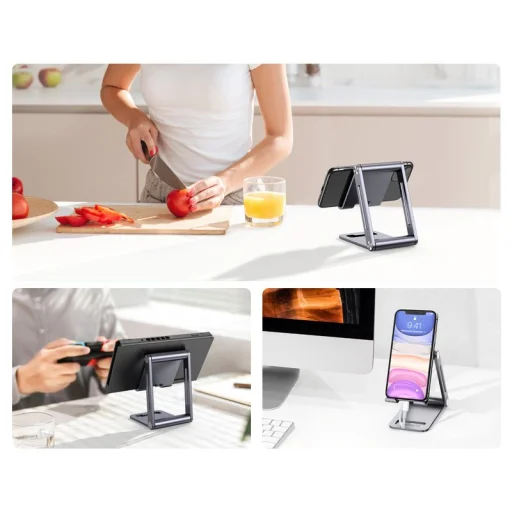 Ugreen Multi-Angle Összecsukható telefontartó állvány szürke (LP263 80708) - 16