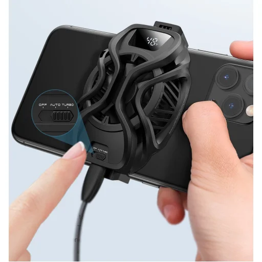 Baseus GA06 GAMO telefon hűtőventillátor fekete (GMGA06-02) - 21