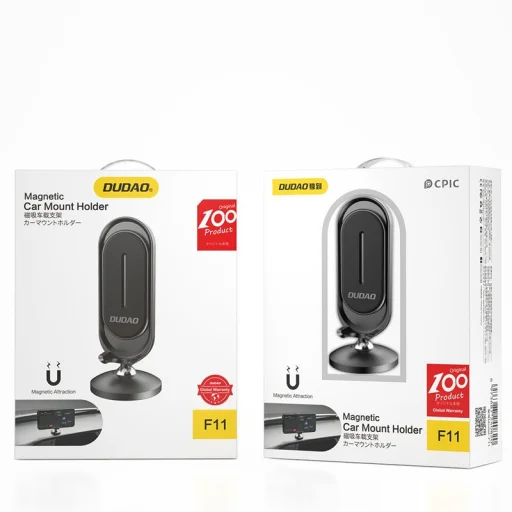 Dudao Univerzális mágneses autós telefontartó műszerfalra fekete (F11) - 4
