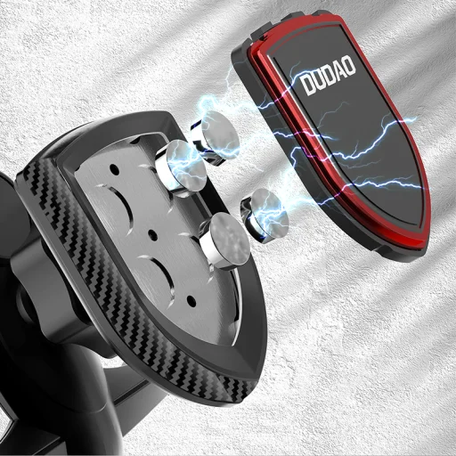 Dudao Univerzális mágneses autós telefontartó szellőzőre fekete (F6Pro) - 8