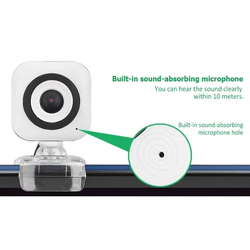 Webkamera HD B2-0308 720P USB fehér - 6