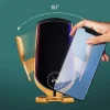 Univerzális R1 automata autós telefontartó és vezeték nélküli 10 W Qi töltő lila thumbnail