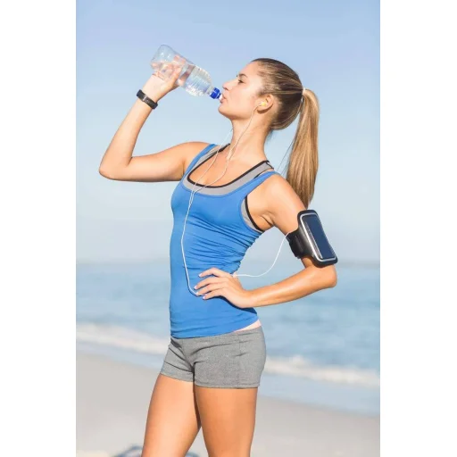 Univerzális karra rögzíthető telefontartó, karpánt futáshoz 5.5'' piros - 2