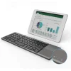 Bluetooth ENG kiosztással vezeték nélküli billentyűzet összehajtható fekete thumbnail