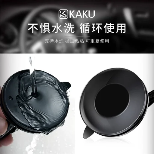 KAKU Jiete Univerzális autós telefontartó 10W Vezeték nélküli Qi töltéssel (KSC-086) fekete - 7