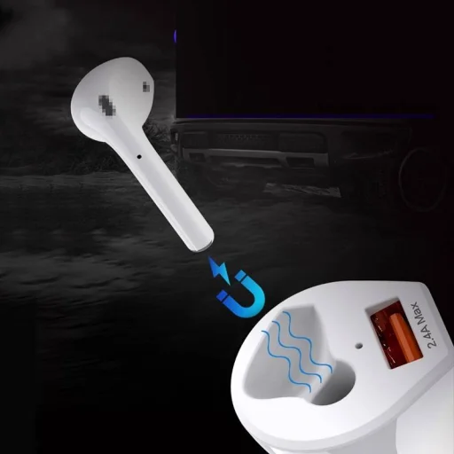 KAKU KSC-222 DENGTA Szivargyújtós töltő vezeték nélküli fülhallgató aljzattal fehér - 5