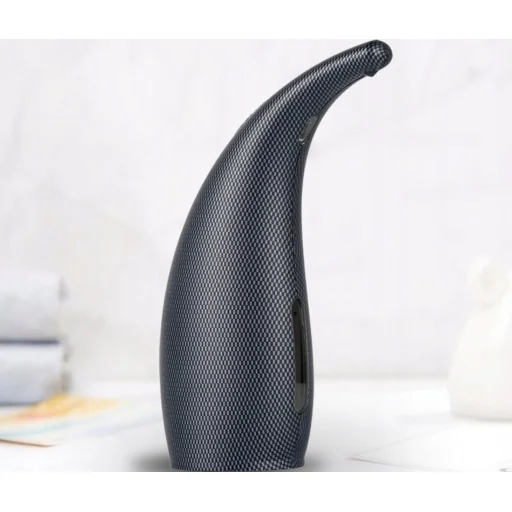 Automata érintés mentes szappan adagoló 300ml döntött fejjel fekete színben - 4