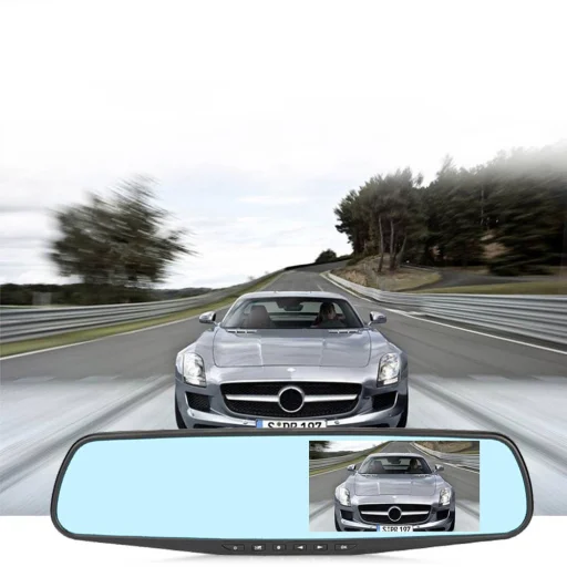 Első és Hátsó H70 menetrögzítő fedélzeti kamera Full HD fekete - 6