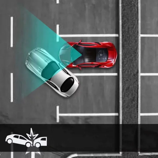 Első és Hátsó H70 menetrögzítő fedélzeti kamera Full HD fekete - 10