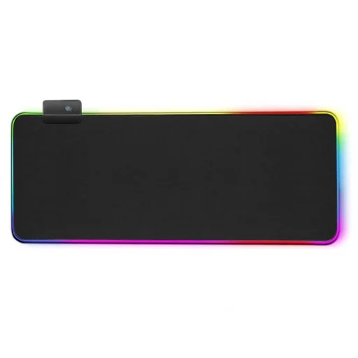 Egérpad RGB LED világítással 73x30cm fekete - 3