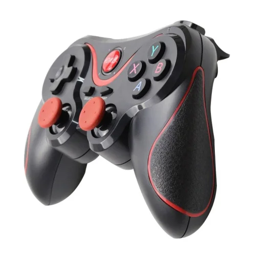 Bluetooth Gamepad controller telefontartóval fekete - 11