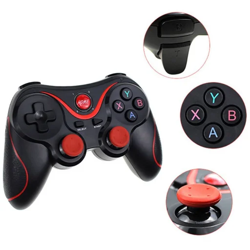 Bluetooth Gamepad controller telefontartóval fekete - 10