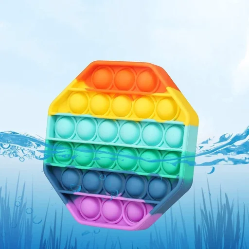 Nexeri Anti stressz, színes stressz levezető nyolcszög vegyes színekkel - 6