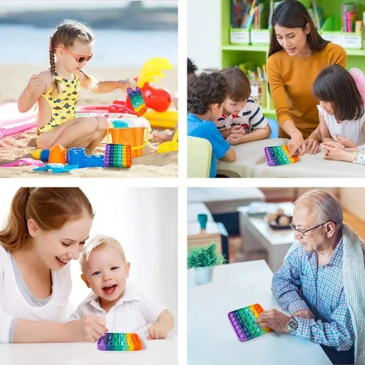 Nexeri Anti stressz, színes stressz levezető nyolcszög vegyes színekkel - 7