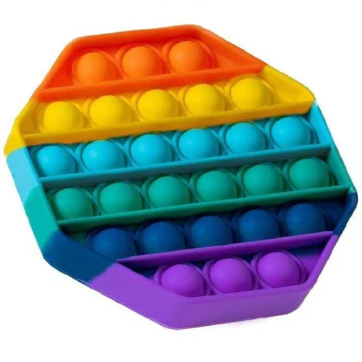 Nexeri Anti stressz, színes stressz levezető nyolcszög vegyes színekkel - 2