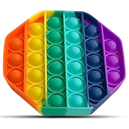 Nexeri Anti stressz, színes stressz levezető nyolcszög vegyes színekkel - 3