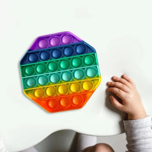 Nexeri Anti stressz, színes stressz levezető nyolcszög vegyes színekkel - 5