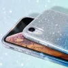 iPhone 12 / 12 Pro Glitter flitteres tok ezüst / kék thumbnail
