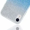 iPhone 12 / 12 Pro Glitter flitteres tok ezüst / kék thumbnail