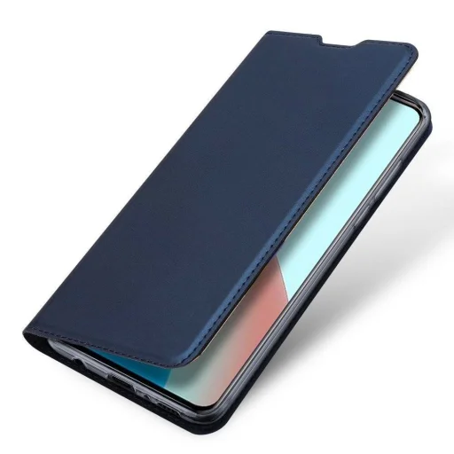 Xiaomi Redmi Note 9T 5G Dux Ducis Skin Pro fliptok sötétkék - 1