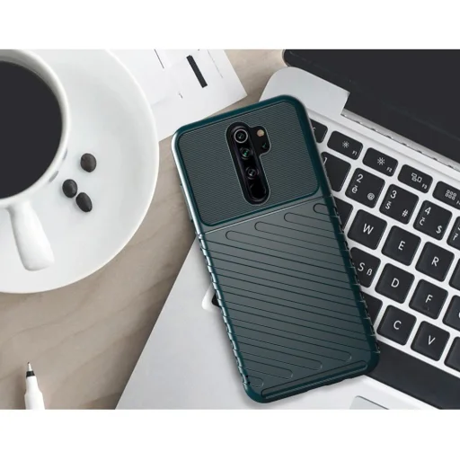 Thunder fokozott védelmet biztosító flexibilis TPU tok XIAOMI REDMI 9 fekete - 9