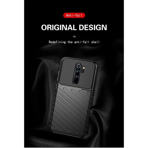 Thunder fokozott védelmet biztosító flexibilis TPU tok XIAOMI REDMI 9 fekete - 6