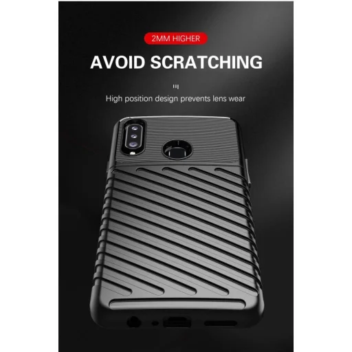 Thunder fokozott védelmet biztosító flexibilis TPU tok SAMSUNG GALAXY A20S fekete - 8