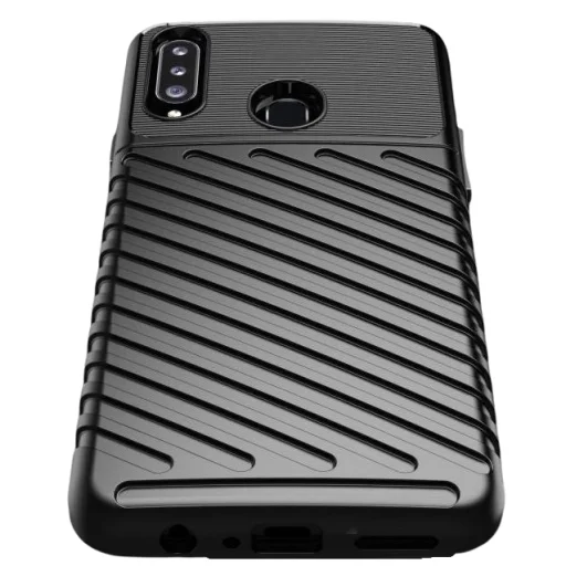 Thunder fokozott védelmet biztosító flexibilis TPU tok SAMSUNG GALAXY A20S fekete - 4