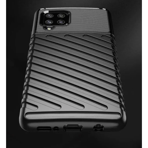 Thunder fokozott védelmet biztosító flexibilis TPU tok SAMSUNG GALAXY A42 5G fekete - 8