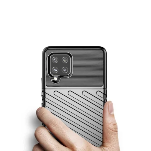 Thunder fokozott védelmet biztosító flexibilis TPU tok SAMSUNG GALAXY A42 5G fekete - 3