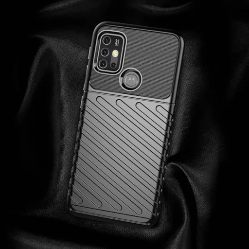 Thunder fokozott védelmet biztosító flexibilis TPU tok MOTOROLA MOTO G10 fekete - 7
