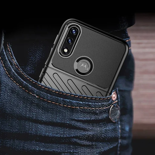 Thunder fokozott védelmet biztosító flexibilis TPU tok MOTOROLA MOTO E7 POWER fekete - 10