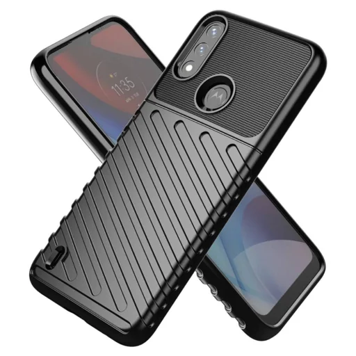 Thunder fokozott védelmet biztosító flexibilis TPU tok MOTOROLA MOTO E7 POWER fekete - 4