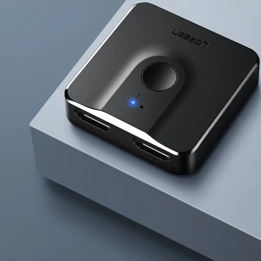 Ugreen HDMI - 2x HDMI Splitter elosztó 1.4v CEC 3D HDCP1.4 4K 30Hz 10,2Gbps EDID fekete (50966) - 9