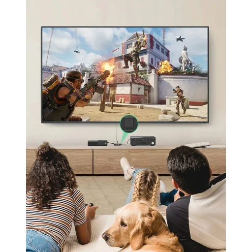 Ugreen HUB 2xHDMI (bemenet) - 2xHDMI (kimenet) elosztó 2.0 CEC 3D HDR 4K 60Hz fekete (70689) - 21