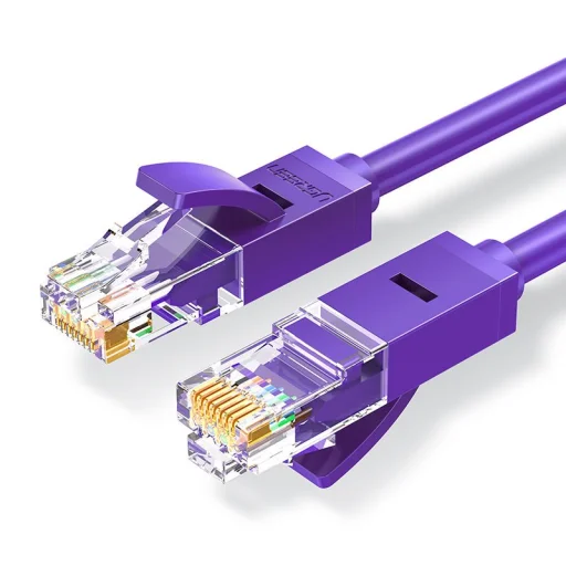 Ugreen Ethernet patchcord kábel RJ45 Cat 6 UTP 1000Mbps 2m lila (NW102 80836) - 1