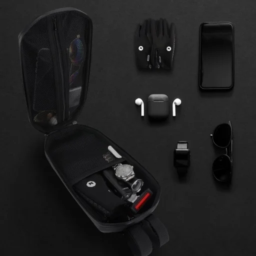 Wozinsky Vízálló táska elektromos roller / robogóhoz 4L fekete (WSB2BK) - 26