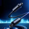 Ugreen Toslink SPDIF optikai audio kábel 1m szürke (70890) thumbnail